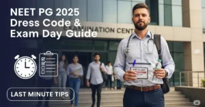 NEET PG 2025 Dress Code & Exam Day Guide: Aaj Ke Liye Last Minute Tips!